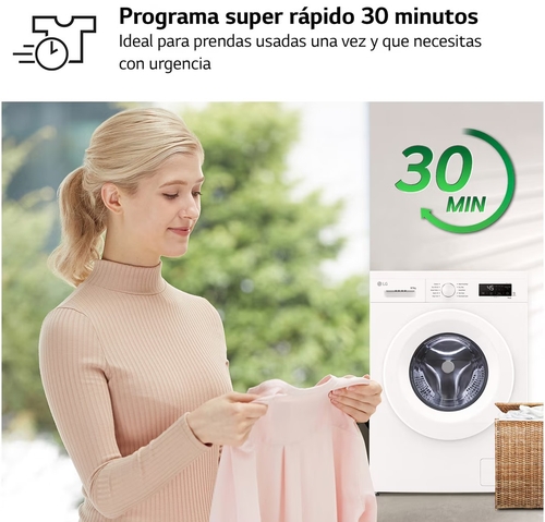 LG W4X1085NWH Blanco - Lavadora Secadora 8KG / 5KG 1400RPM