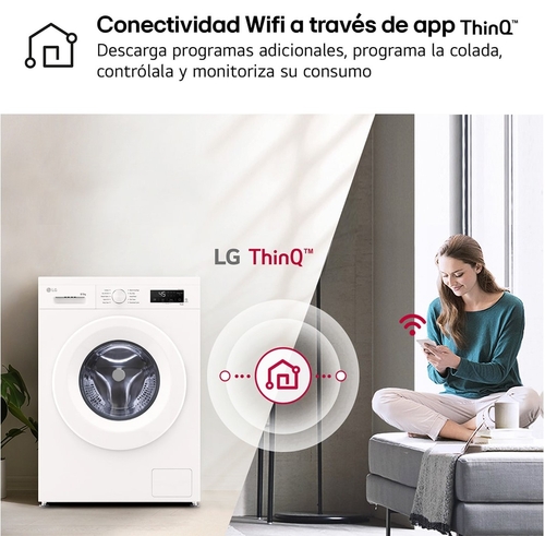 LG W4X1085NWH Blanco - Lavadora Secadora 8KG / 5KG 1400RPM