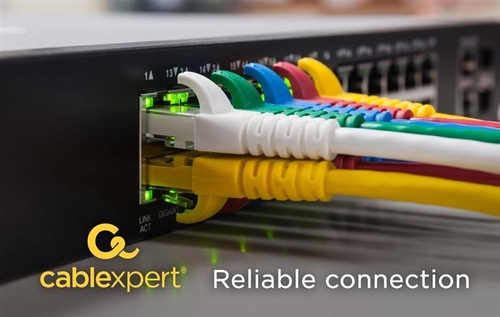 Cable de Red Cablexpert PP12-5M Blanco Latiguillo