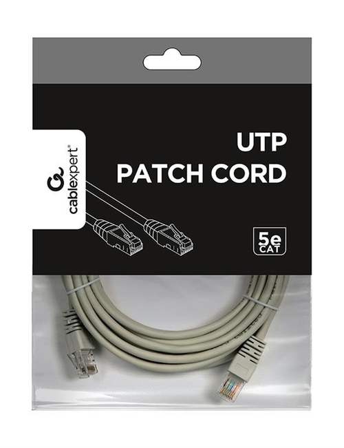 Cable de Red Cablexpert PP12-5M Blanco Latiguillo