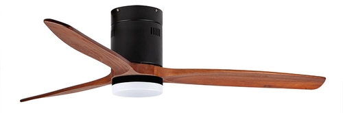 ORBEGOZO CP 172132 Negro-Madera - Ventilador de Techo 3 Aspas con luz