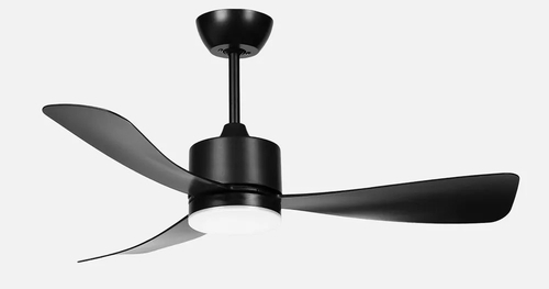 ABRILA DC YESTE Negro - Ventilador de Techo Aspas Normales 18W
