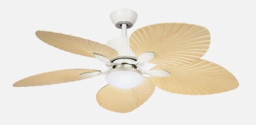 ABRILA DC TORCAL Blanco-Haya - Ventilador de Techo Aspas Normales 24W
