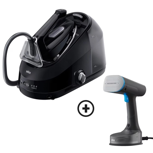 BRAUN CARESTYLE 5 IS-5249-BK Negro - Centro de Planchado + Plancha vertical GS 5031 BL