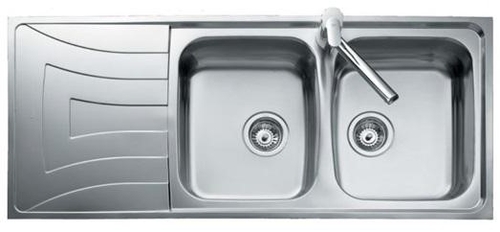 TEKA UNIVERSO 2C 1E REV INOX - Fregadero 80CM