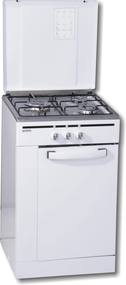 Cocina ROMMER CFS-3 FG Blanco 3 Fuegos 50CM