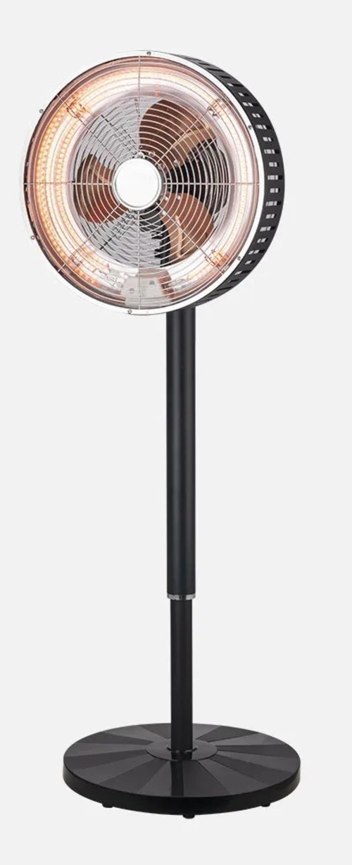 ABRILA PRACTICO Negro - Ventilador de Pie 2 en 1 55W
