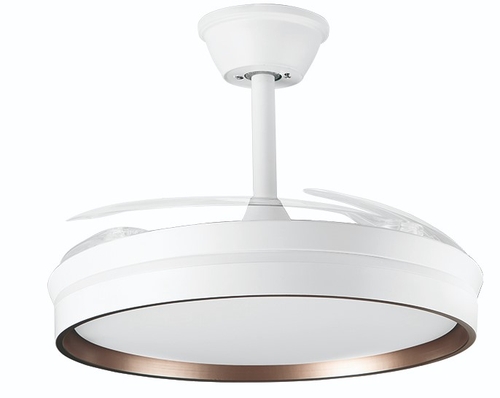 ORBEGOZO CP 161105 Blanco - Ventilador de Techo Aspas Retráctiles 30W