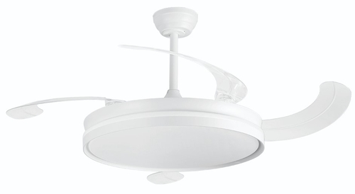 ORBEGOZO CP 157132 Blanco - Ventilador de Techo Aspas Retráctiles 45W