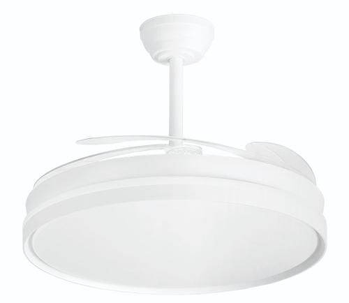 ORBEGOZO CP 157132 Blanco - Ventilador de Techo Aspas Retráctiles 45W