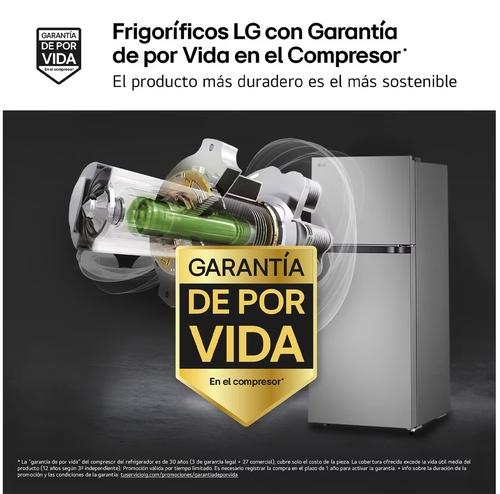 LG GTBV22PYNJ INOX - Frigorífico Dos Puertas No Frost
