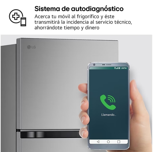 LG GTBV22PYNJ INOX - Frigorífico Dos Puertas No Frost