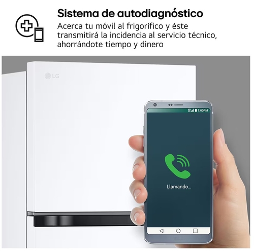 LG GTBV22SWNJ Blanco - Frigorífico Dos Puertas No Frost