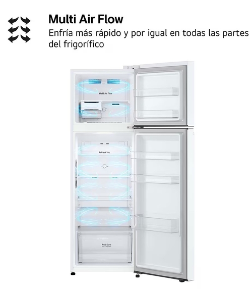 LG GTBV20SWGKD Blanco - Frigorífico Dos Puertas No Frost