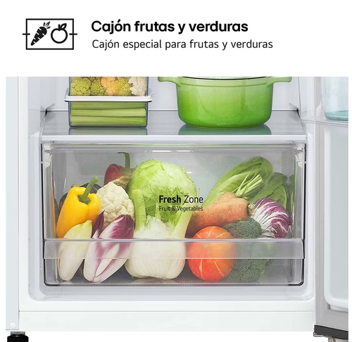 LG GTBV20SWGKD Blanco - Frigorífico Dos Puertas No Frost