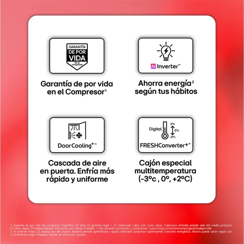 LG GBBS312APY INOX - Frigorífico Combi No Frost