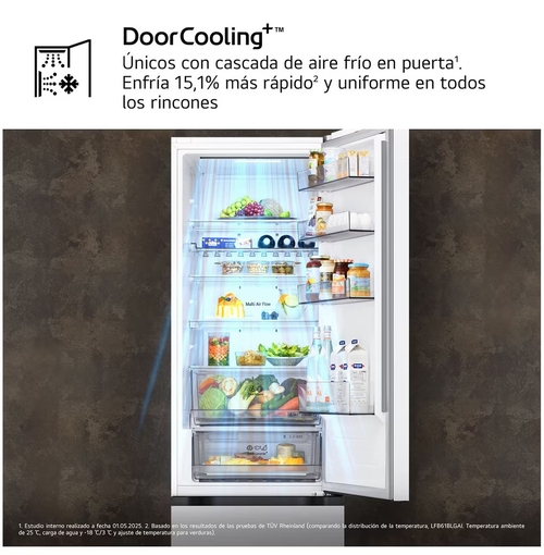 LG GBBS322ASW Blanco - Frigorífico Combi No Frost