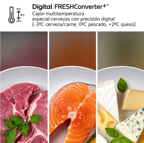 LG GBBS322BPY INOX  - Frigorífico Combi No Frost