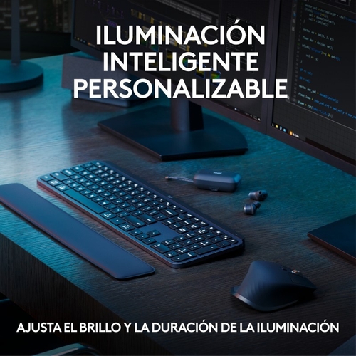 LOGITECH MX KEYS S Grafito - Teclado + Ratón