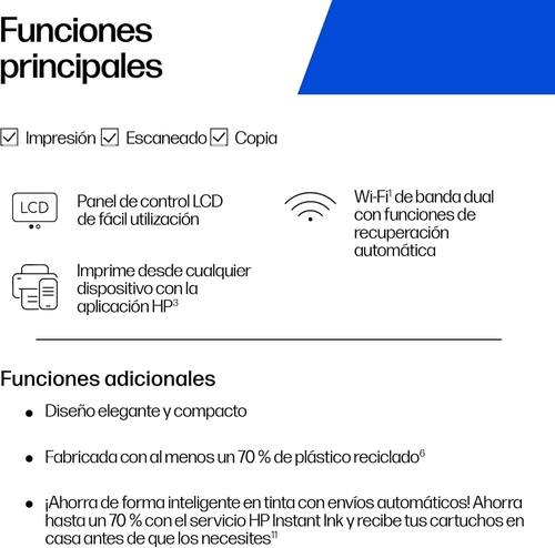 HP DESKJET 2920 Negro - Impresora Multifunción