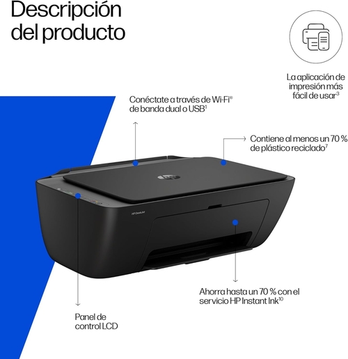 HP DESKJET 2920 Negro - Impresora Multifunción