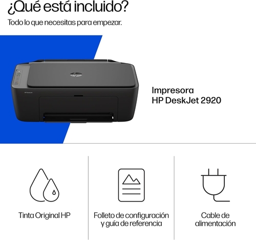 HP DESKJET 2920 Negro - Impresora Multifunción