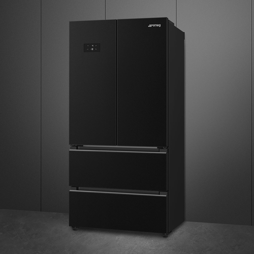SMEG FQ55FKDD Negro - Frigorífico Americano No Frost