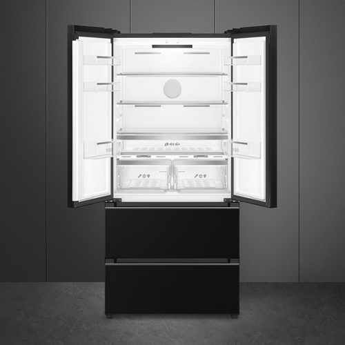SMEG FQ55FKDD Negro - Frigorífico Americano No Frost