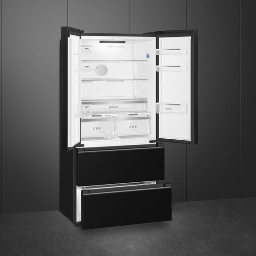SMEG FQ55FKDD Negro - Frigorífico Americano No Frost