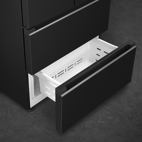 SMEG FQ55FKDD Negro - Frigorífico Americano No Frost