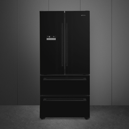 SMEG FQ55FNDE Negro - Frigorífico Americano No Frost