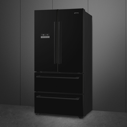 SMEG FQ55FNDE Negro - Frigorífico Americano No Frost