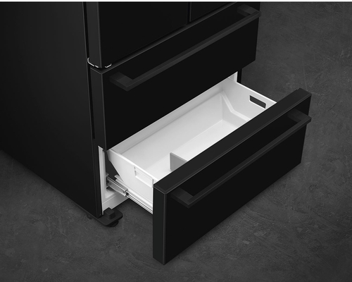 SMEG FQ55FNDE Negro - Frigorífico Americano No Frost
