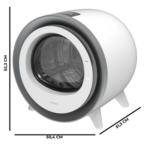 CECOTEC BOLERO DRESSCODE DRY 3500V Plata - Secadora de Evacuación 3KG