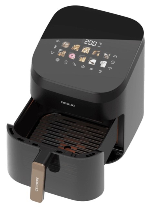 CECOTEC CECOFRY&GRILL SMOKIN'6500 - Freidora de Aire 2200W 6.5L