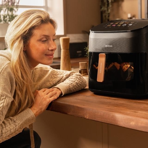 CECOTEC CECOFRY&GRILL SMOKIN'6500 - Freidora de Aire 2200W 6.5L