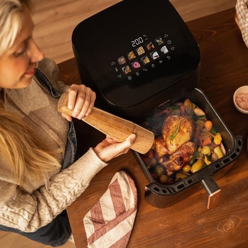 CECOTEC CECOFRY&GRILL SMOKIN'6500 - Freidora de Aire 2200W 6.5L