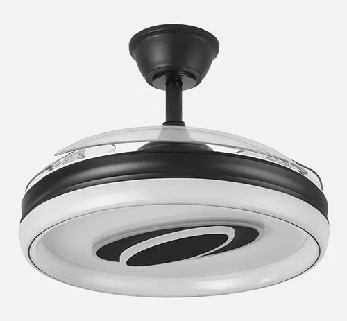 ABRILA MARACANA Negro - Ventilador de Techo 3 Aspas Retráctil