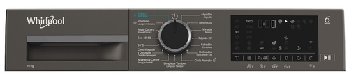 WHIRLPOOL WAM 07GB SPT Gris Oscuro - Lavadora Carga Frontal 10KG 1400RPM