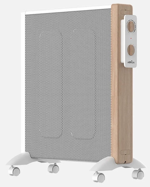 ABRILA BADIN Blanco-Madera - Radiador de Mica 2000W
