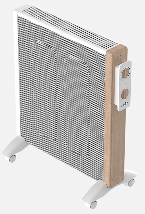 ABRILA BADIN Blanco-Madera - Radiador de Mica 2000W