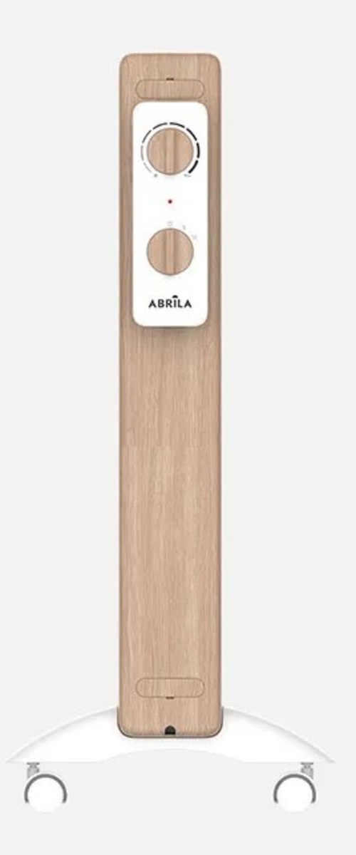 ABRILA BADIN Blanco-Madera - Radiador de Mica 2000W