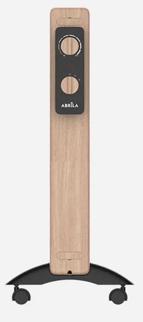 ABRILA BADIN Negro-Madera - Radiador de Mica 2000W