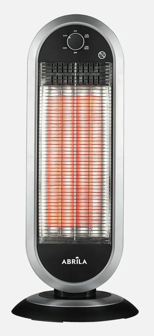 ABRILA AKRON Negro-Plata - Estufa Eléctrica de Carbono 900W