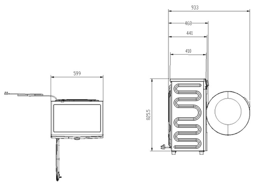 ASPES AL8203AIDV Blanco - Lavadora Carga Frontal 8KG 1200RPM