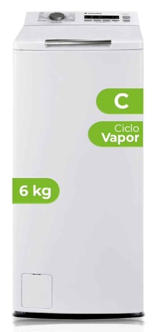 ASPES ALCS6201C Blanco - Lavadora Carga Superior 6KG 1200RPM