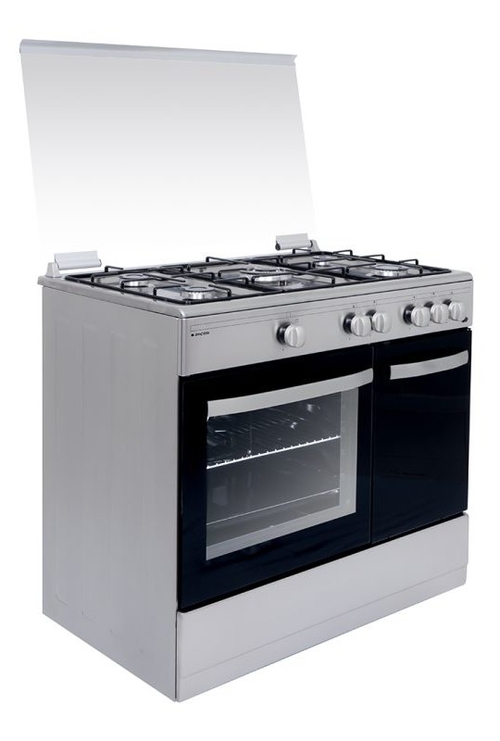ASPES AKGW5901PBX INOX - Cocina 5 Fuegos 90CM