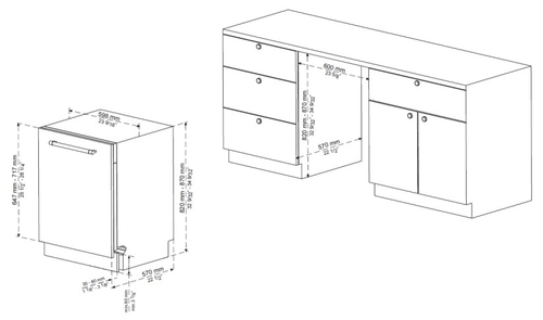 ASPES AJI12600E Integrable - Lavavajillas 60CM 12 Servicios