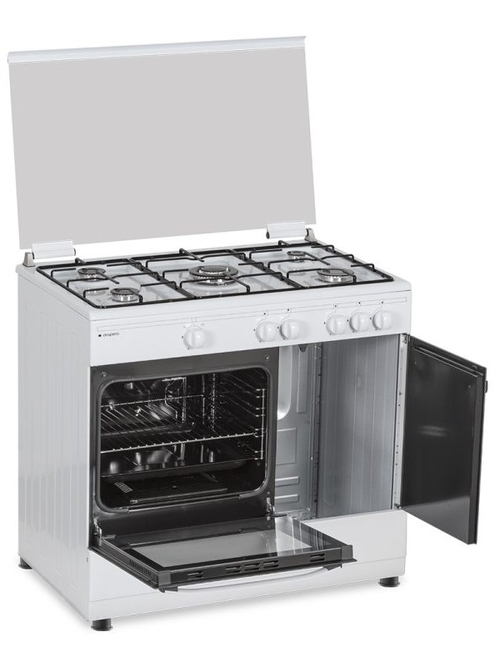 ASPES SKU: AKGW5901PB Blanco - Cocina 5 Fuegos 90CM
