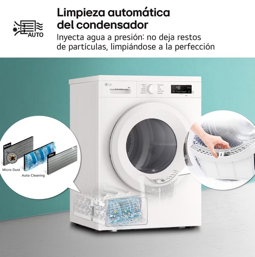 LG RHX1009NWH Blanco - Secadora Bomba de Calor 9KG